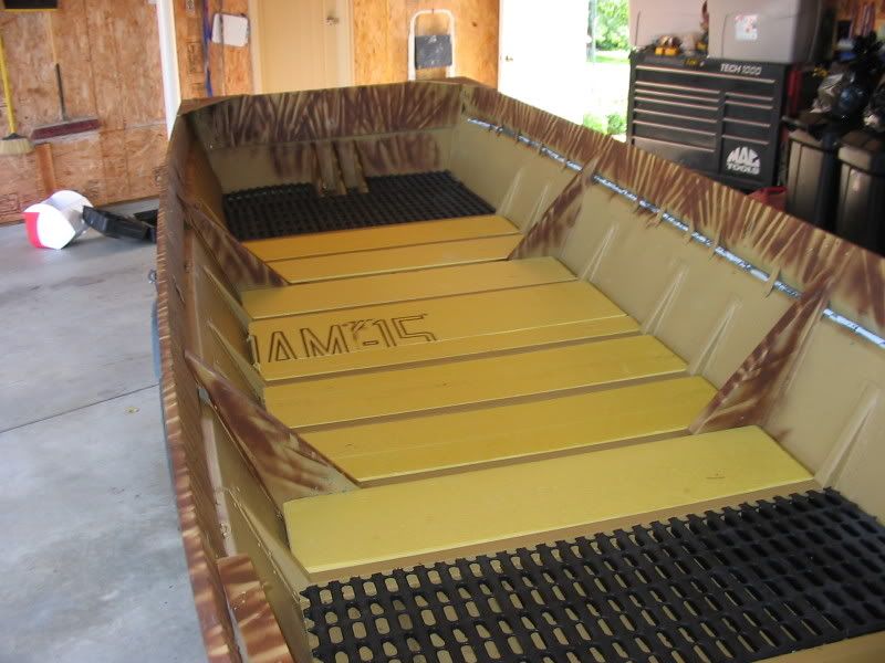 Foam under floor..? Waterfowl Boats, Motors, & Boat Blinds